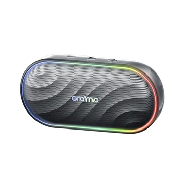 SpaceBox – Bluetooth Speaker with Bass Boost, LED Light & 30h Battery