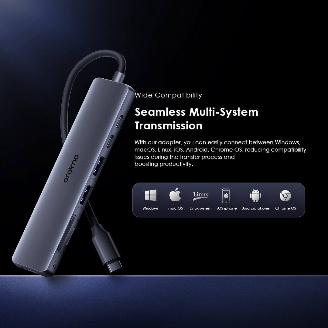 PowerTrans USB Hub 7-IN-1