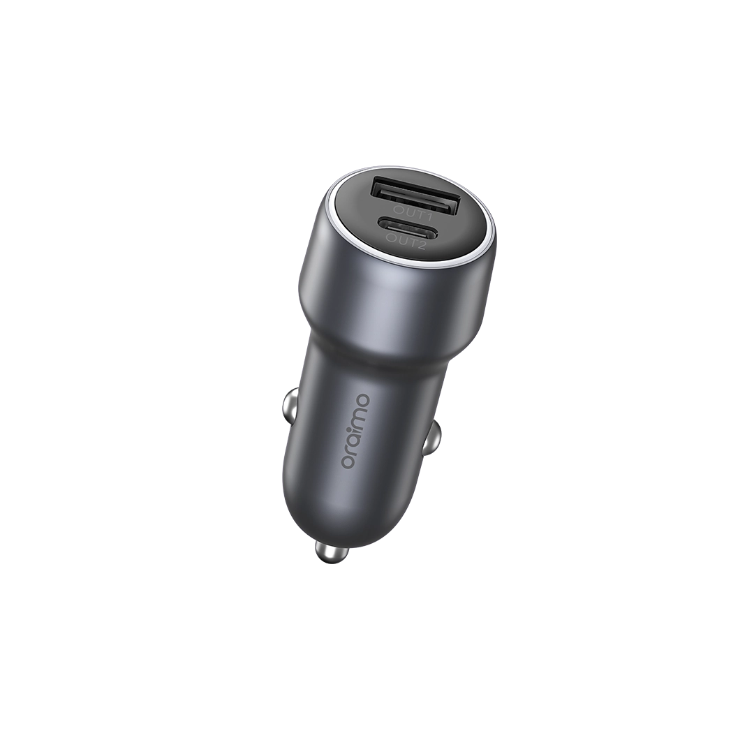 Bullet 48 – 48W Car Charger, Dual Output & Compact Size