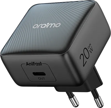 PowerCube 20W GaN with USB-C to USB-C Cable
