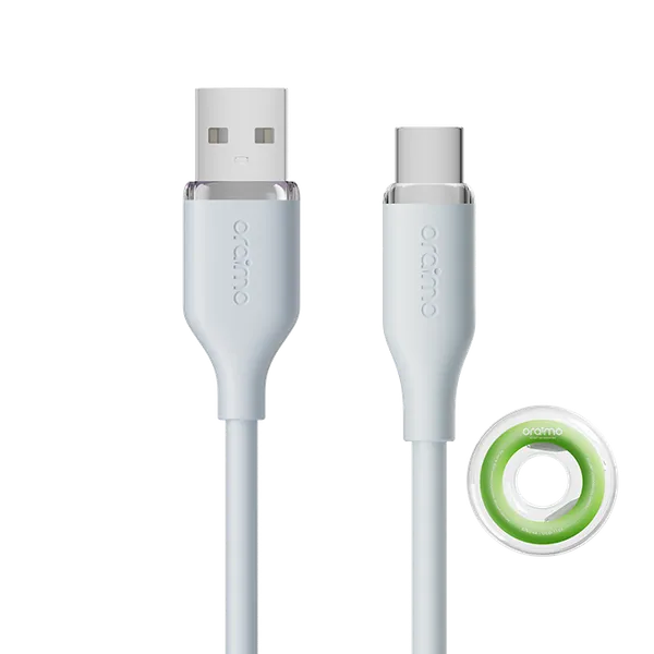 SilkLine – USB-A to Type-C Cable, 1M, 3A Fast Charge & Durable