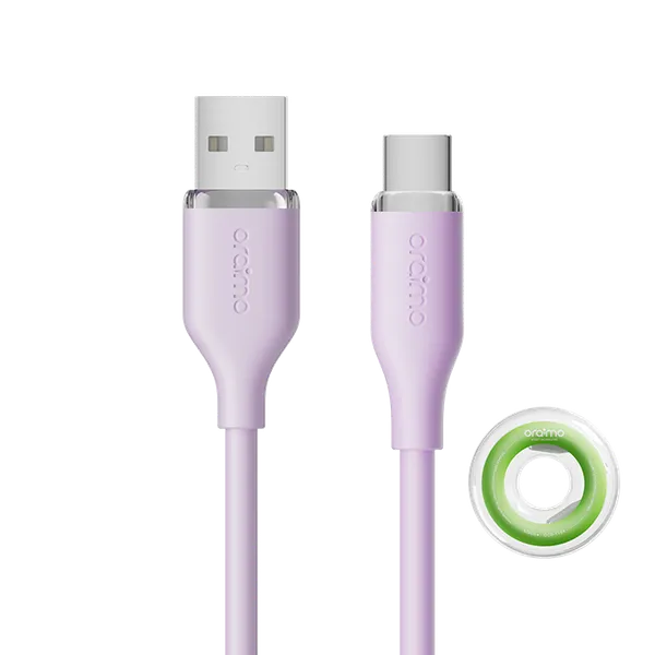 SilkLine – USB-A to Type-C Cable, 1M, 3A Fast Charge & Durable