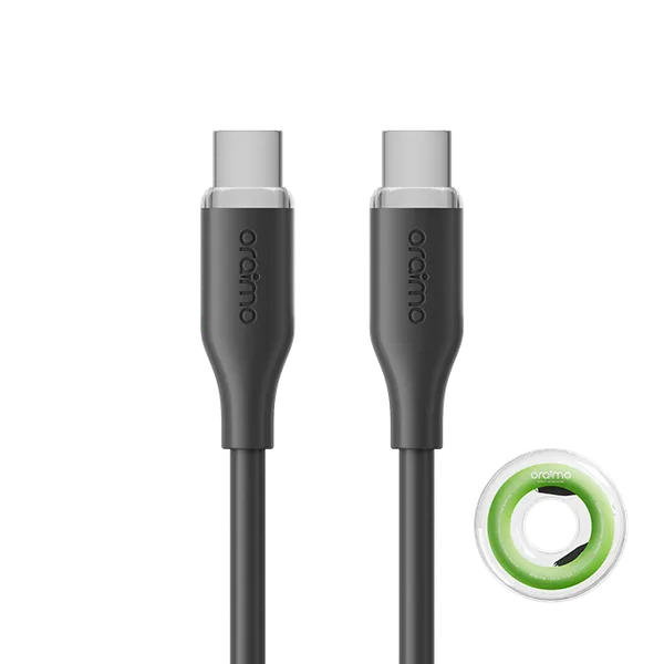 SilkLine – 60W Type-C to Type-C Cable, 1M, Durable & Dust Resistant