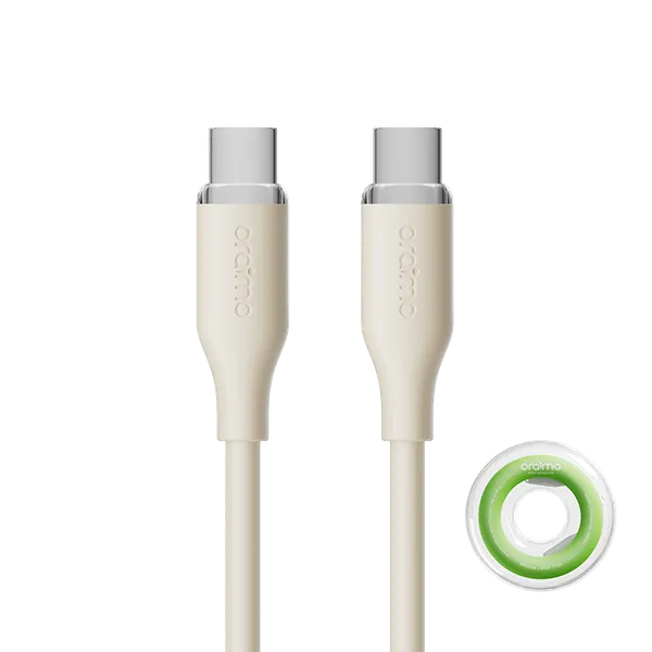 SilkLine – 60W Type-C to Type-C Cable, 1M, Durable & Dust Resistant