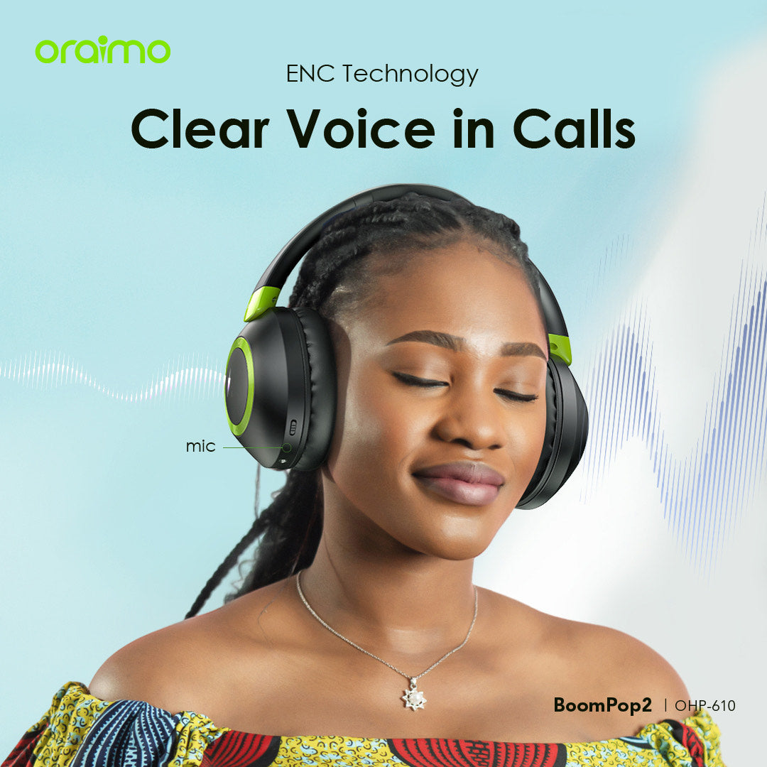 BoomPop 2 – 60h Battery, Bass Boost, ENC Mic & Dual Connection