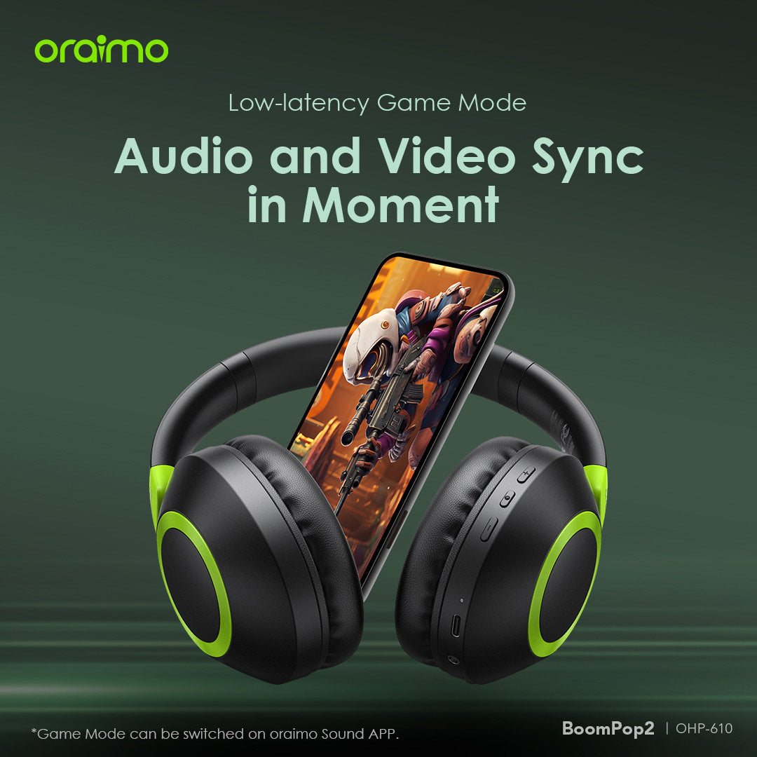 BoomPop 2 – 60h Battery, Bass Boost, ENC Mic & Dual Connection