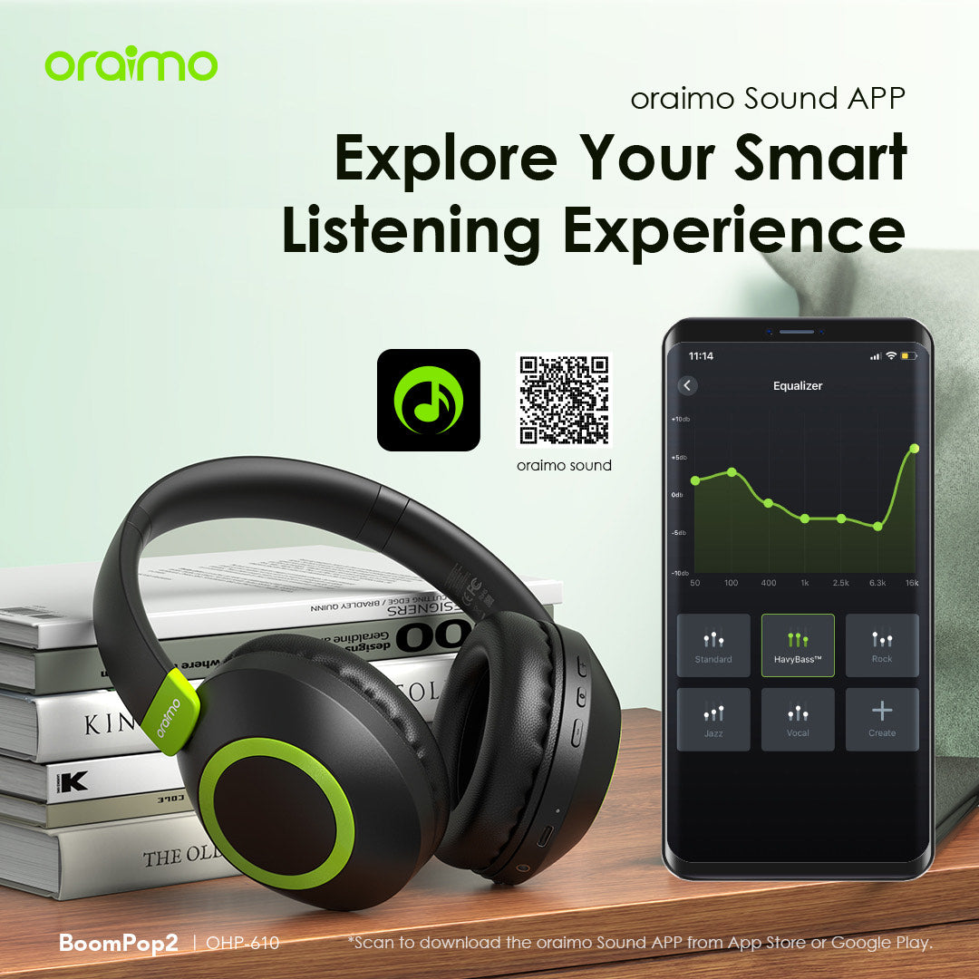 BoomPop 2 – 60h Battery, Bass Boost, ENC Mic & Dual Connection