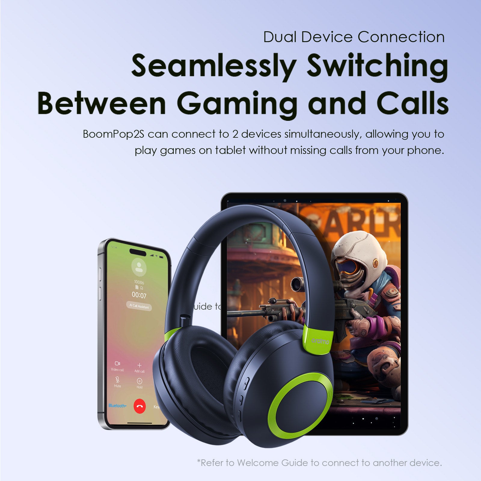 BoomPop 2S – Gesture Control, 60h Battery, Bass Boost & ENC Mic