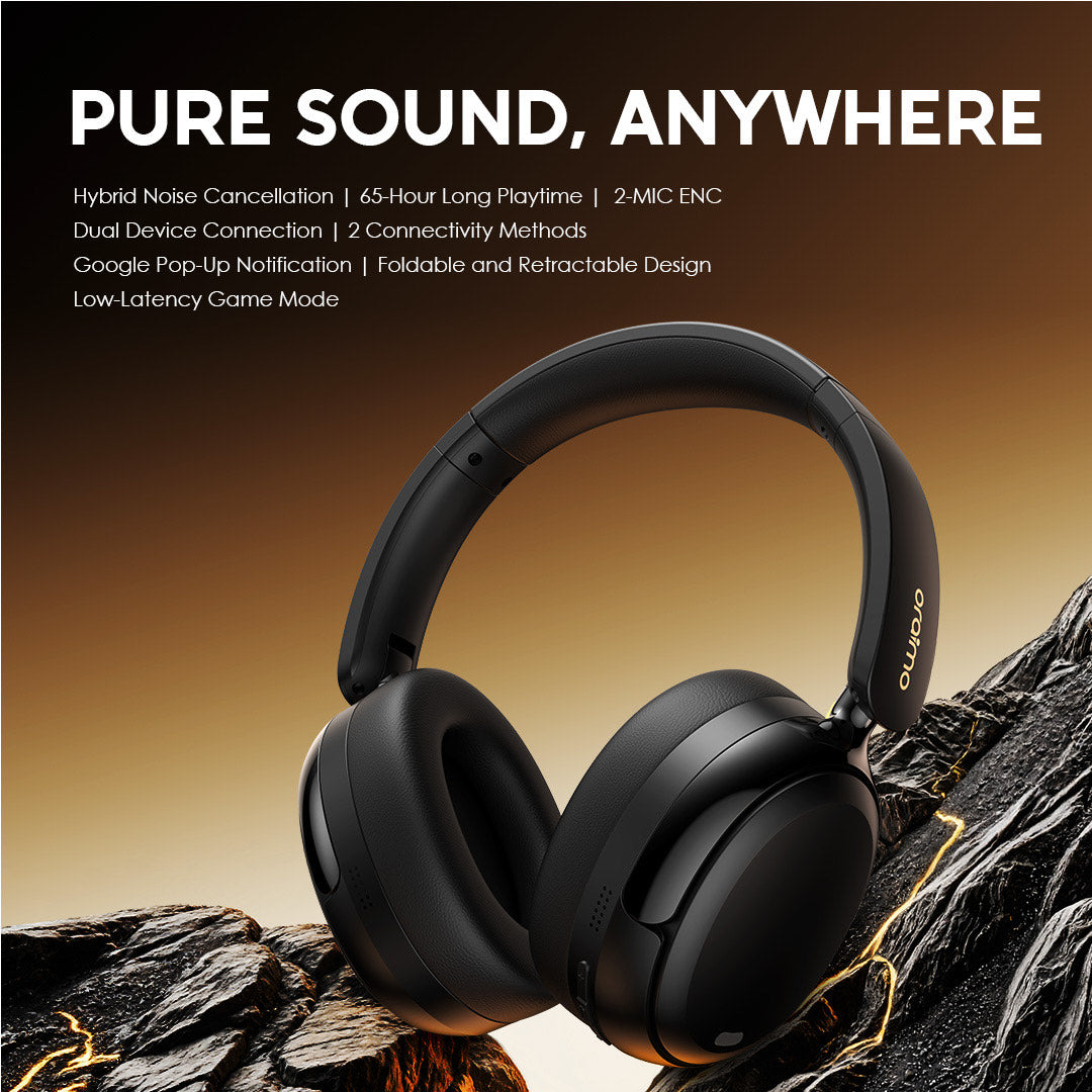 BoomPop N – ANC, 65h Battery, Sound360™ Spatial Audio & Dual Connection