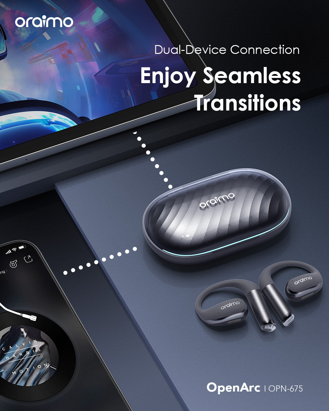 OpenArc – Open-Ear Comfort, 36h Battery, Bass Boost