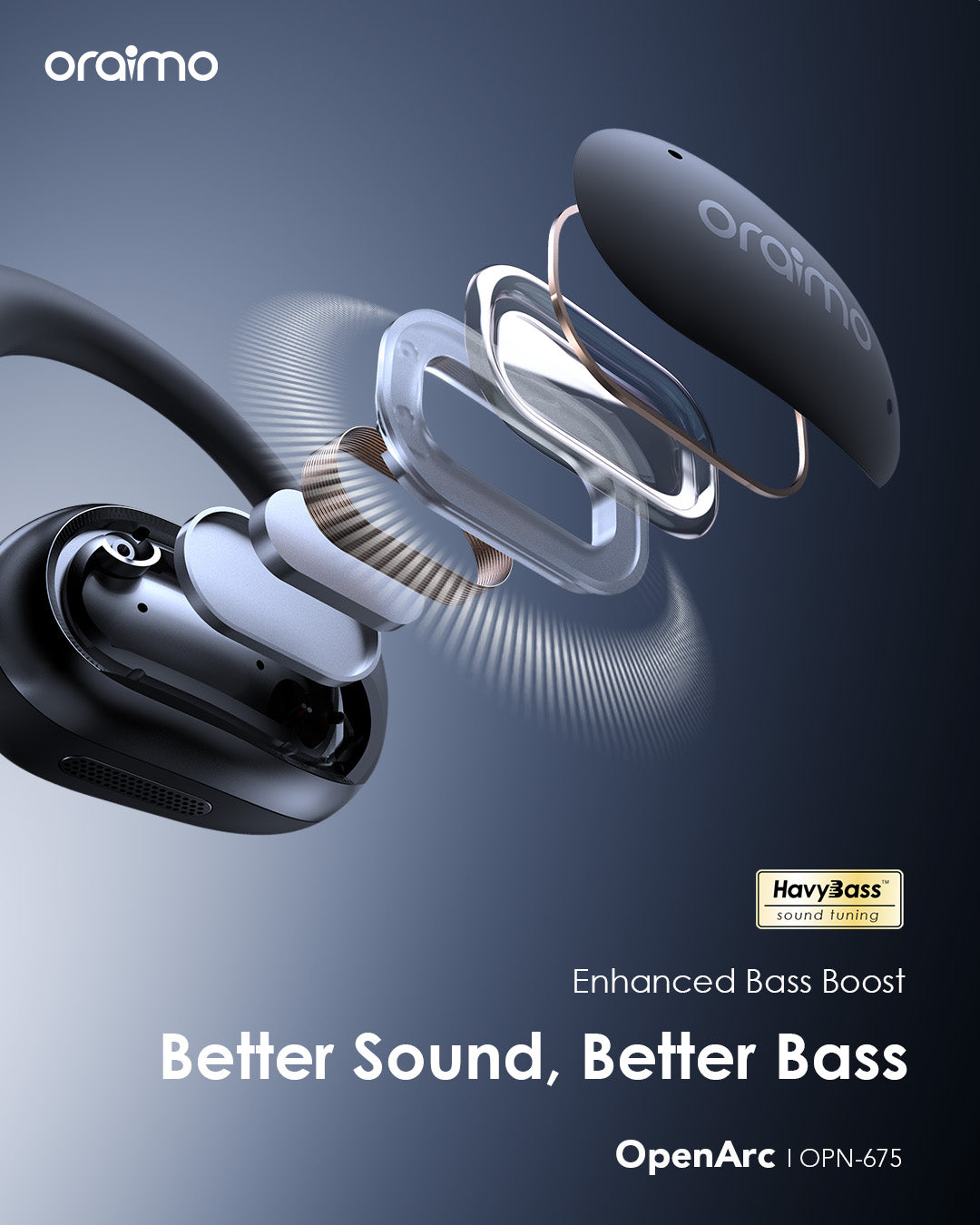 OpenArc – Open-Ear Comfort, 36h Battery, Bass Boost
