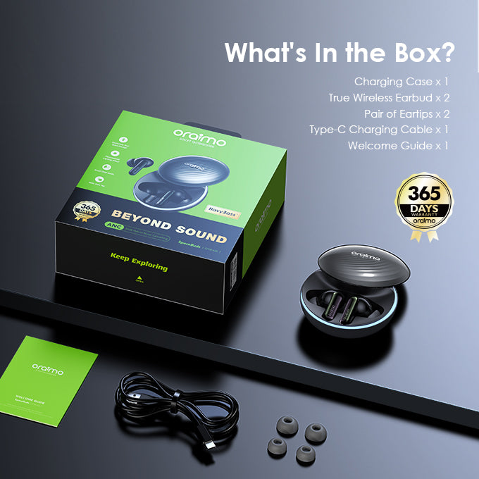 SpaceBuds - ANC Hybride, 40h Battery, BT 5.4