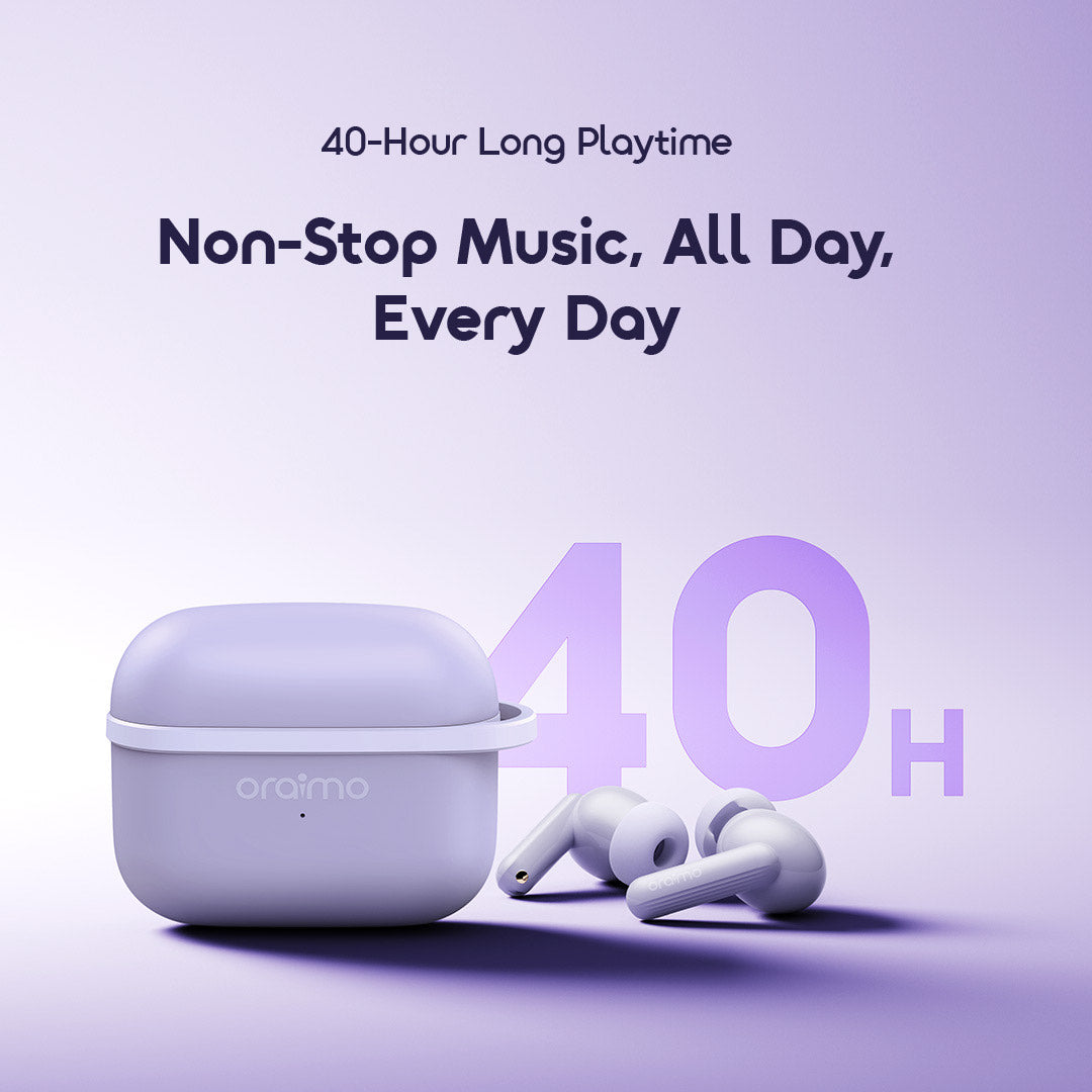 SpaceBuds Lite – 40h Playtime, ENC Calls & Powerful Bass