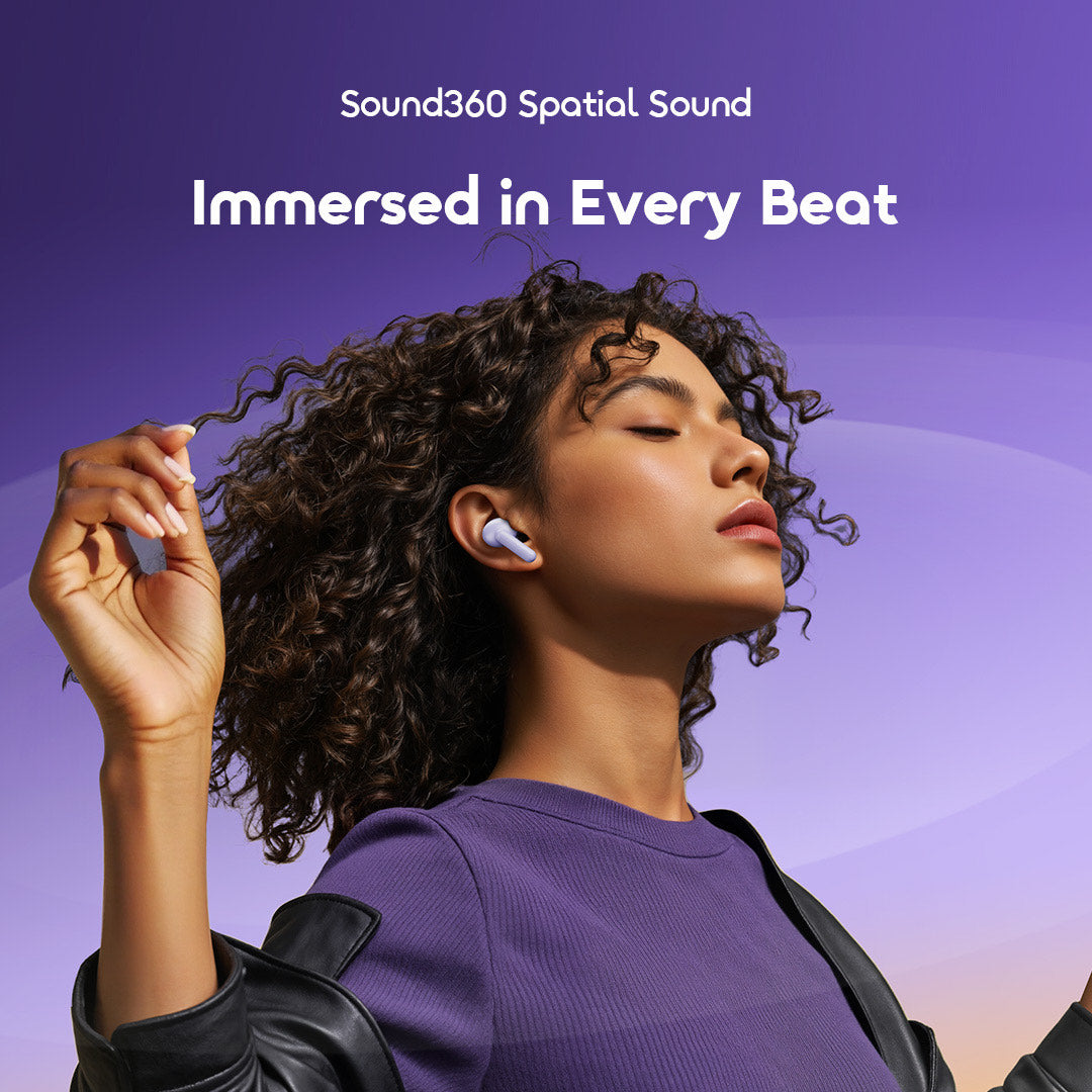 SpaceBuds Lite – 40h Playtime, ENC Calls & Powerful Bass