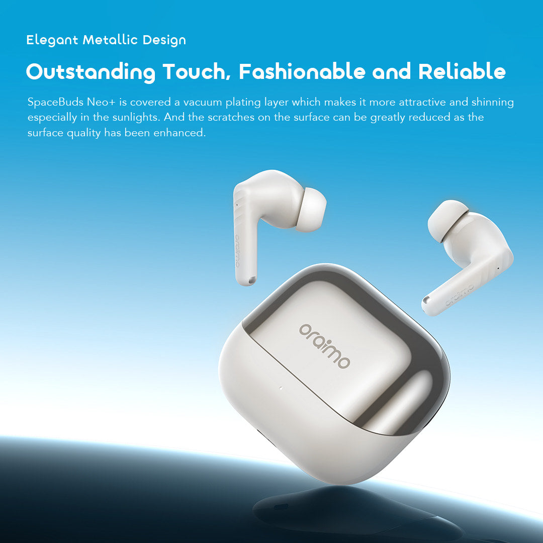 SpaceBuds Neo+, ANC, 30h Playtime & Sound360™ Spatial Audio