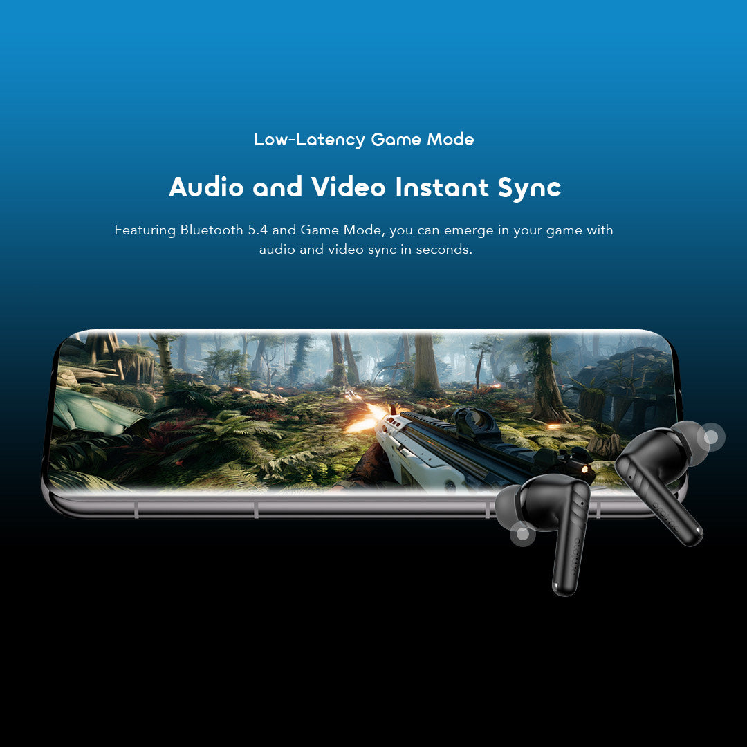 SpaceBuds Neo+, ANC, 30h Playtime & Sound360™ Spatial Audio