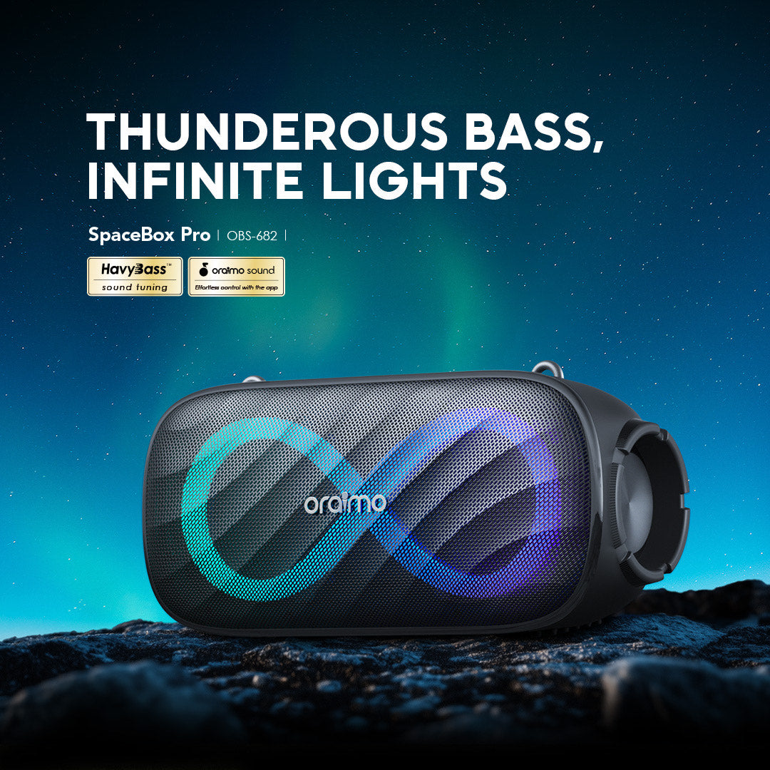 SpaceBox Pro – 80W, Infinite Beat Lights & 27h Playtime