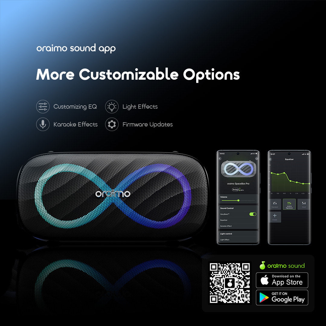 SpaceBox – 80W, Infinite Beat Lights & 27h Playtime