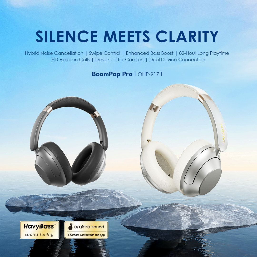 BoomPop Pro – ANC, 82h Battery, Gesture Control, Sound360 & ENC Mic