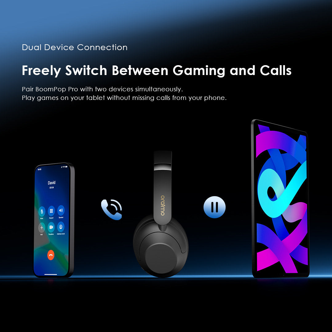 BoomPop Pro – ANC, 82h Battery, Gesture Control, Sound360 & ENC Mic