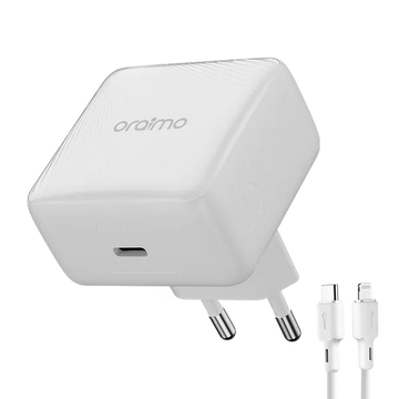 PowerCube 20W GaN Fast Charger Kit USB-C to Lightning Cable