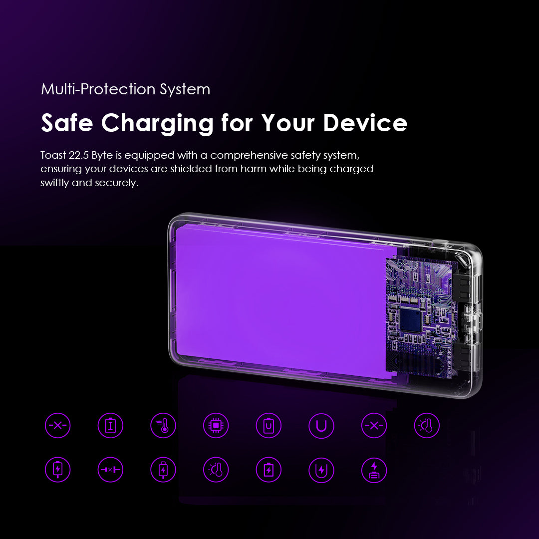 Toast 22.5 – 10.000mAh  with 22.5W Fast Charging & LED Display