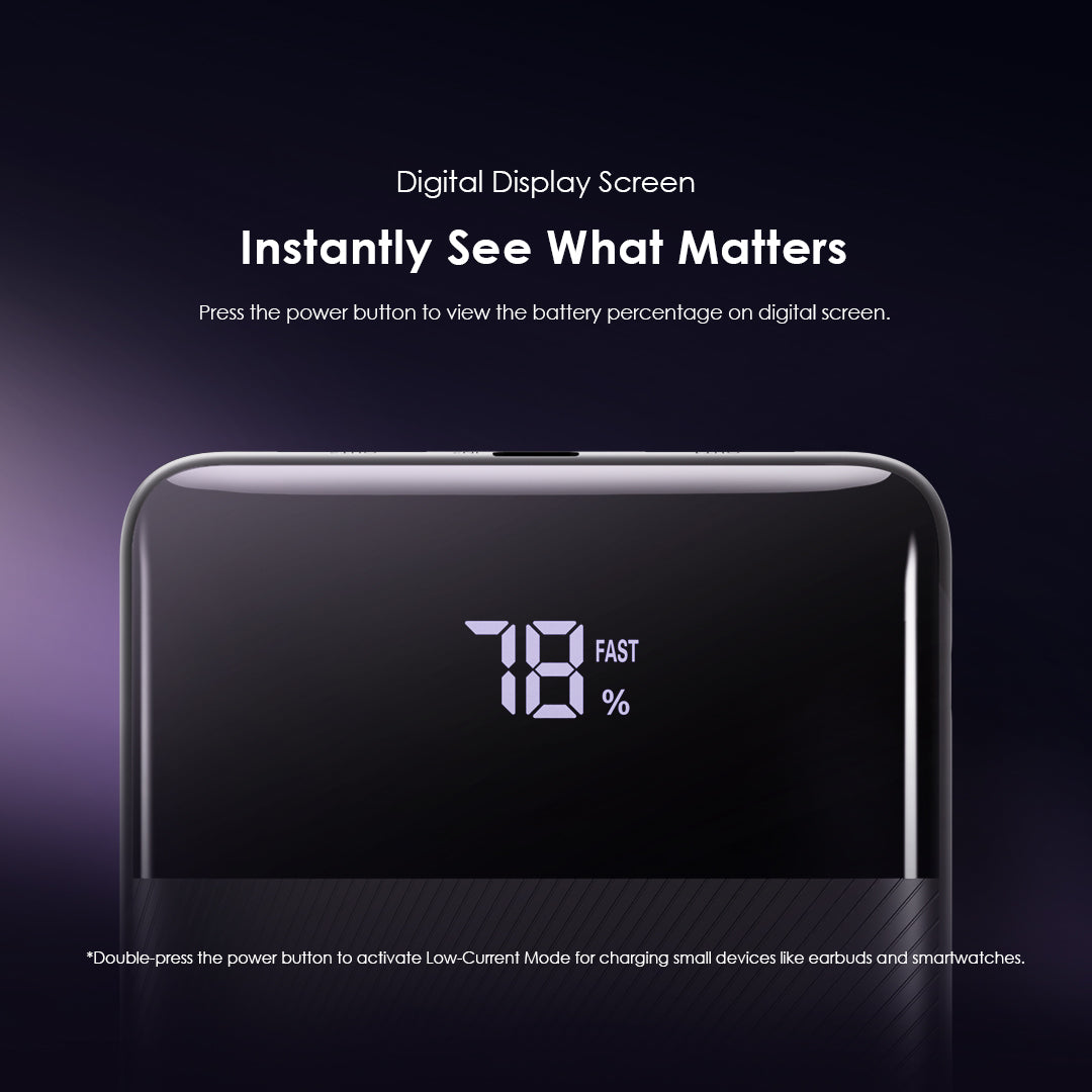 Toast 22.5 – 10.000mAh  with 22.5W Fast Charging & LED Display