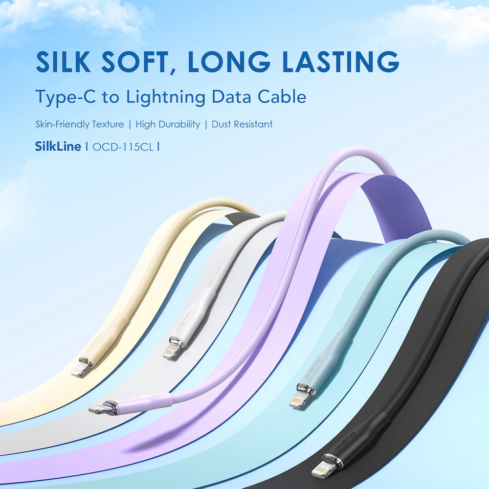 SilkLine – USB-C to Lightning Cable, 20W Fast Charge & 3-Year Durability