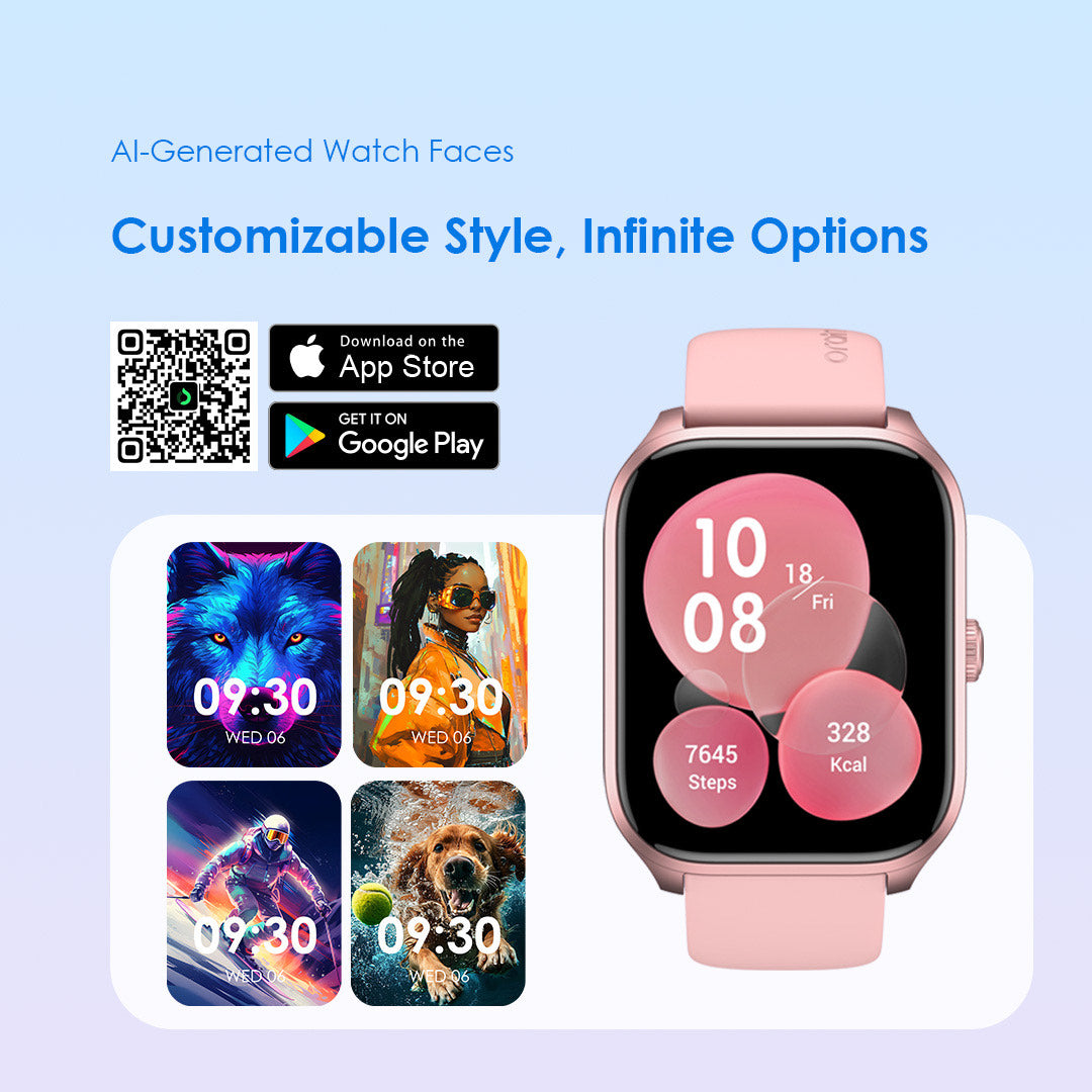 Watch 5 Lite – 2.01" HD Display, 28-Day Battery & Fitness Modes