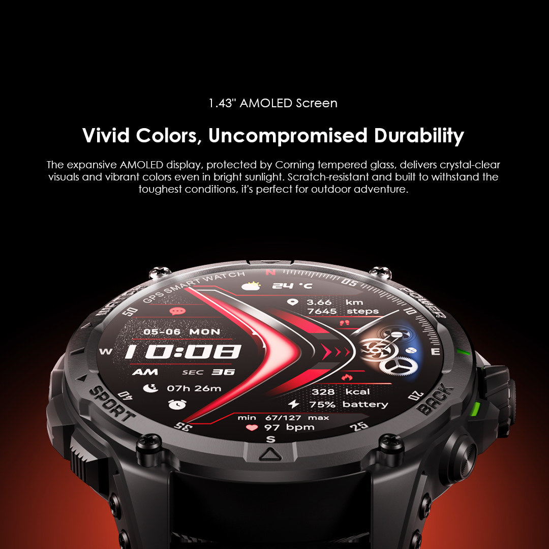 Watch GT – 1.43" AMOLED, GPS, 25-Day Battery & 3ATM Waterproof