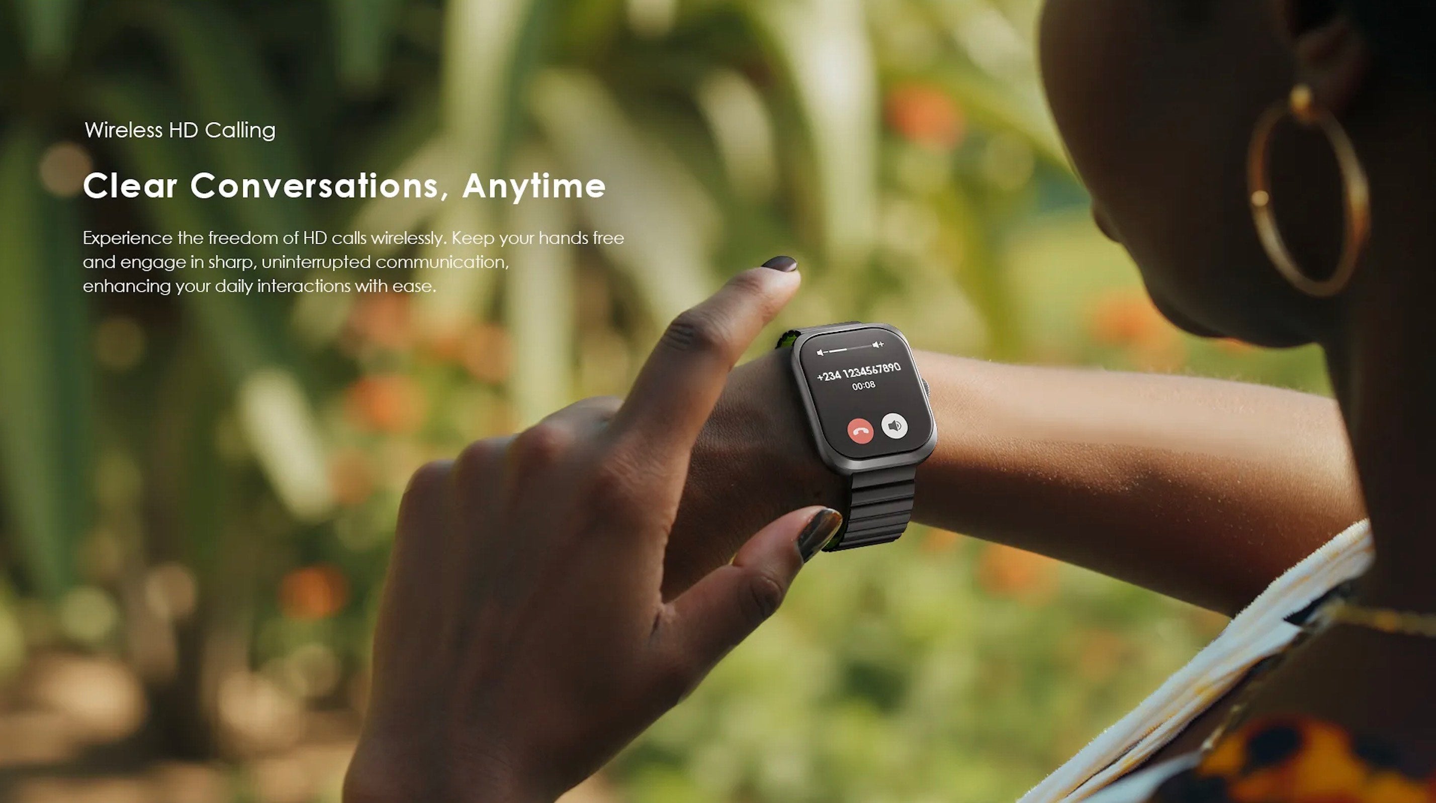 Watch Nova N – 2.04" AMOLED, 11-Day Battery & Dual Straps